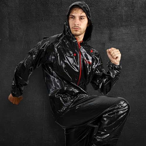 Dripp Fit Sauna Suit for Weight Loss - Sweat Suit for Men, Washing Machine Safe Bag for mens sauna suit Included